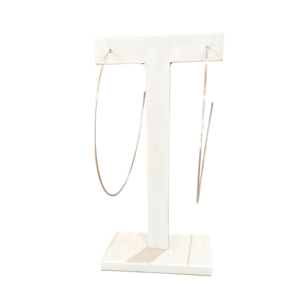 BIJU BRINCO ARGOLA GIGANTE PRATA 10 CM