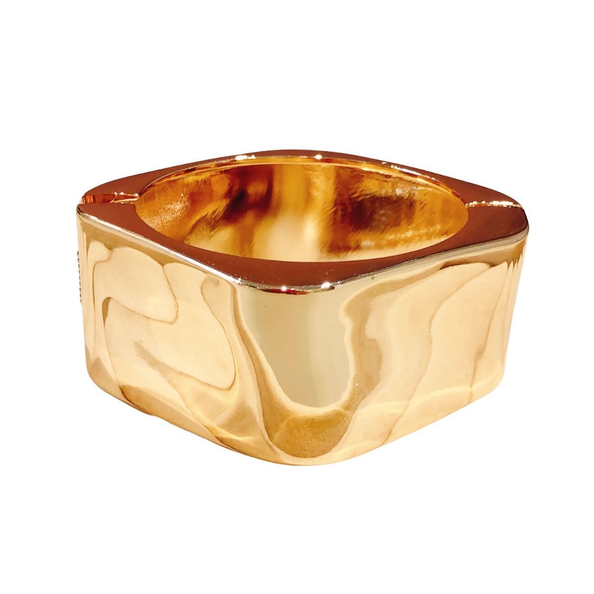 BRACELETE DOURADO LOSANGO LARGO